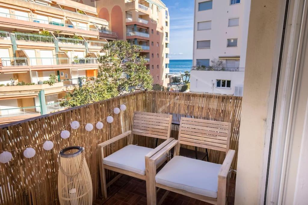 06B - Beautiful 2 Rooms With Terrace Sea View Рокбрюн-Кап-Мартен Екстер'єр фото
